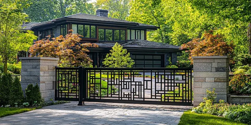 stalowe ogrodzenie z Polski