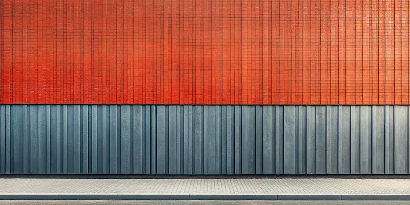 Metallzaun aus Polen