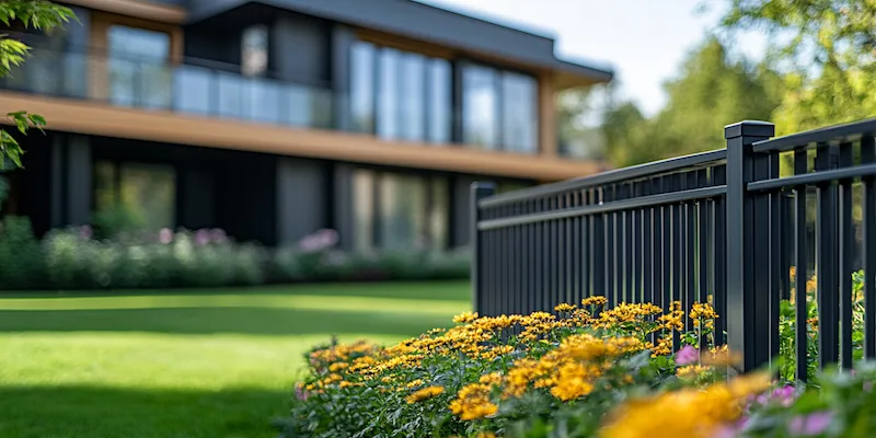 Alu Sichtschutzzaun aus Polen