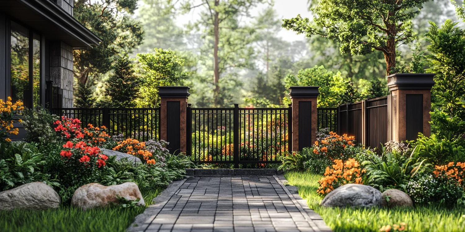 Modernzäune aus Polen