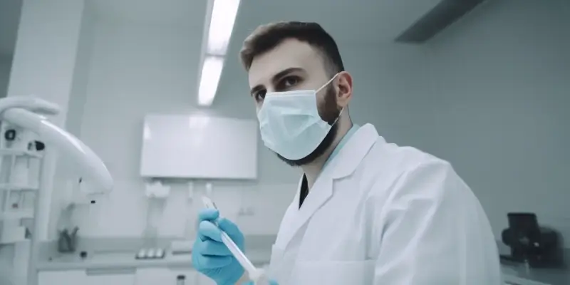 Stomatolog - piękny uśmiech śnieżnobiałymi zębami